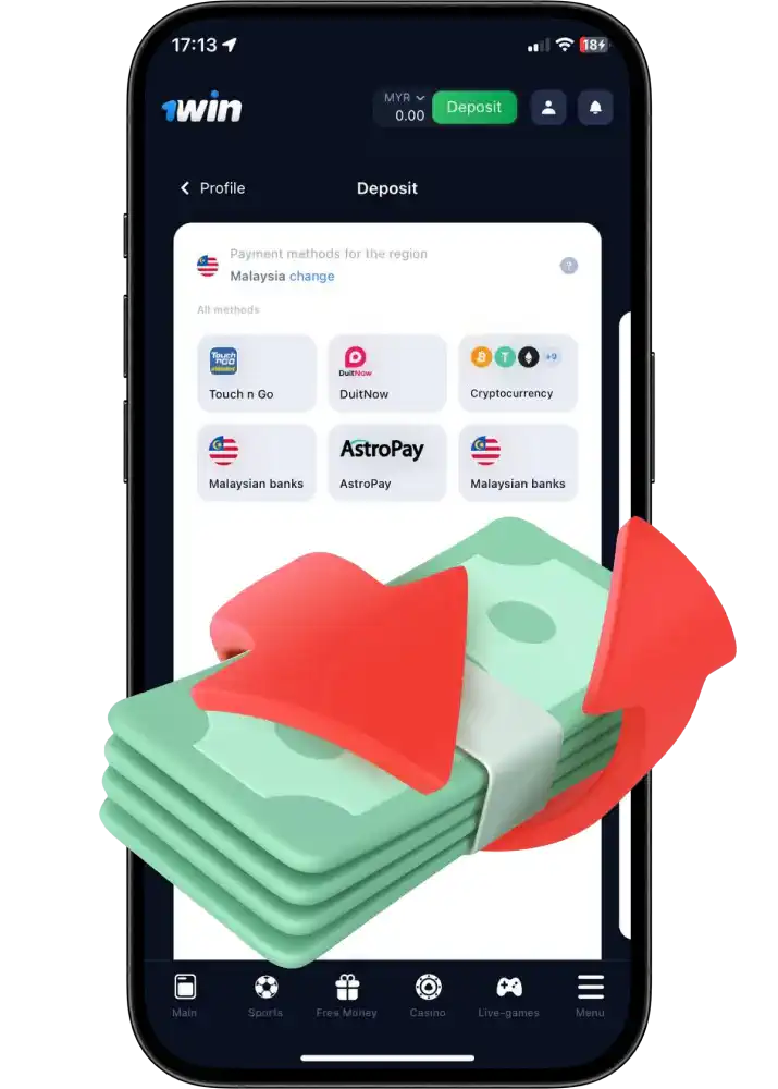 masa deposit 1win